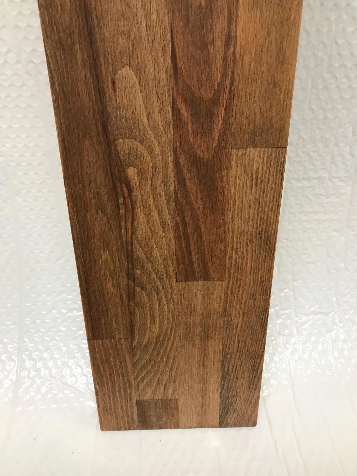 IKEA TRONES 4-Unit Wide Top Cover — Beech 18mm — Walnut Colour Oiled