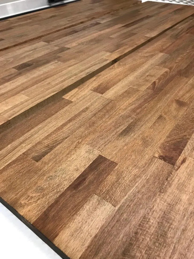 IKEA KALLAX 2-Cube Long Top Cover — Beech 18mm — Walnut Colour Oiled