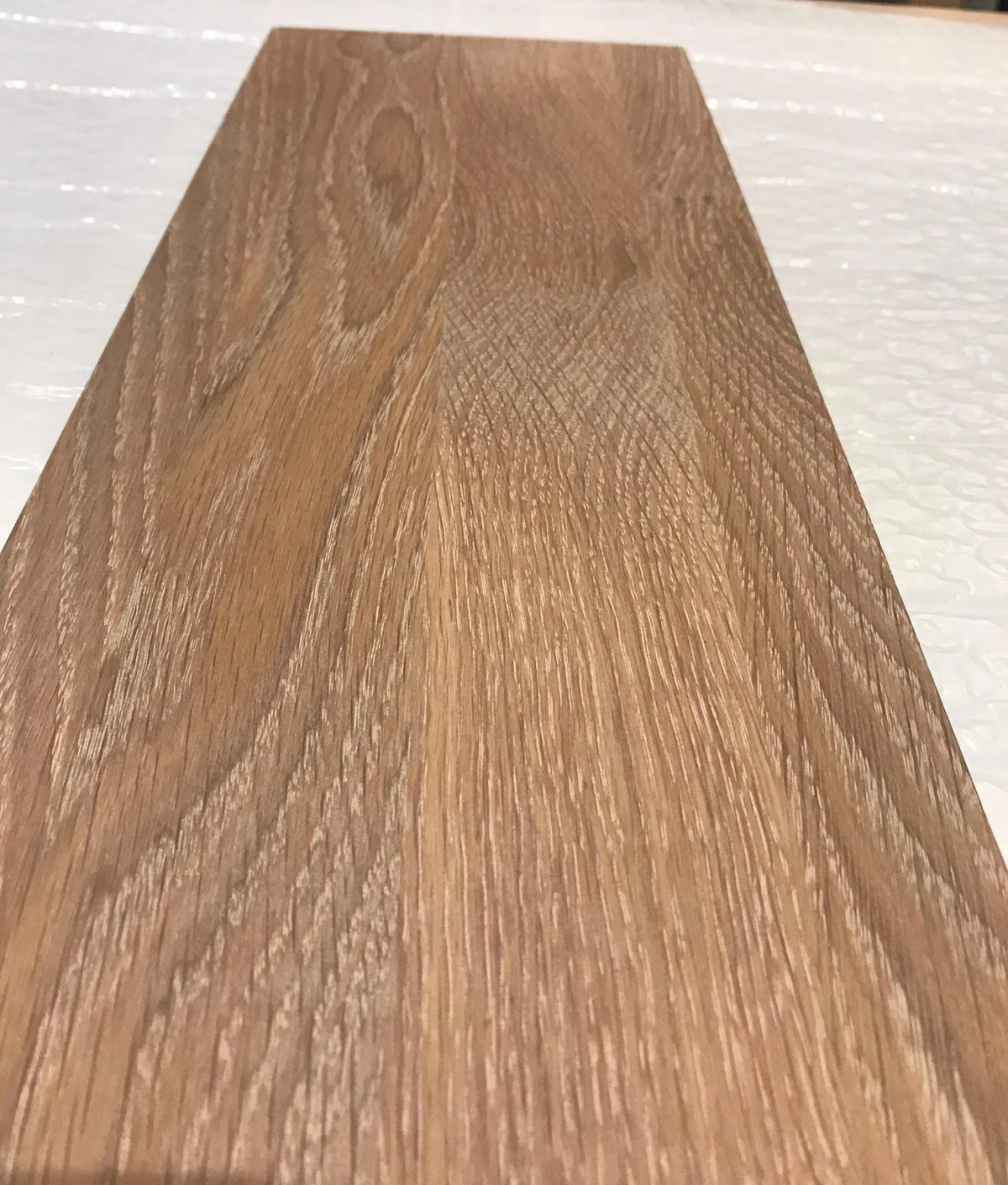 IKEA TRONES 2-Unit Wide Top Cover — Oak 22mm — White Oiled