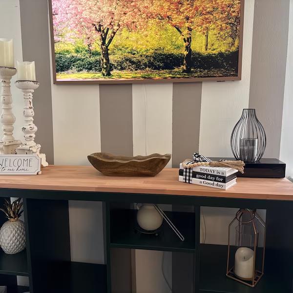 IKEA KALLAX 4-Cube Long Top Cover — Beech 18mm — Oiled