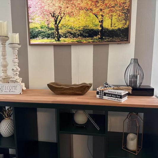 IKEA KALLAX 4-Cube Long Top Cover — Beech 18mm — Oiled