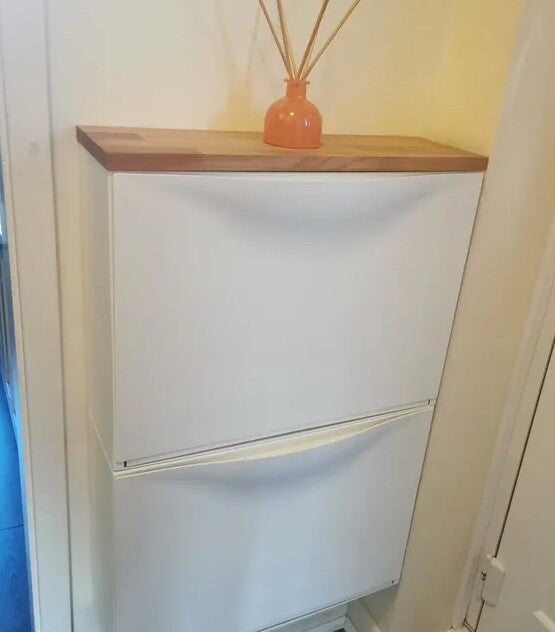 IKEA TRONES 1-Unit Wide Top Cover — Beech 18mm — Oiled