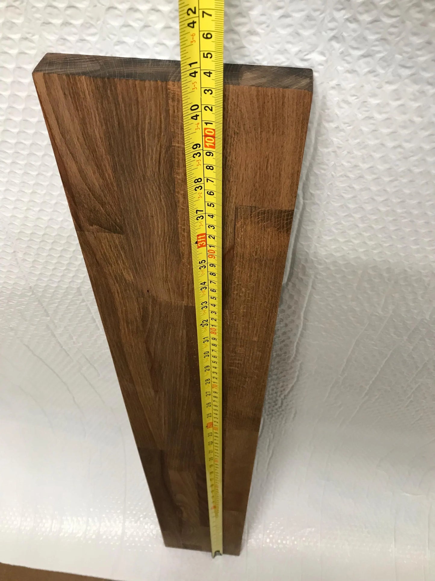 IKEA TRONES 2-Unit Wide Top Cover — Beech 18mm — Walnut Colour Oiled