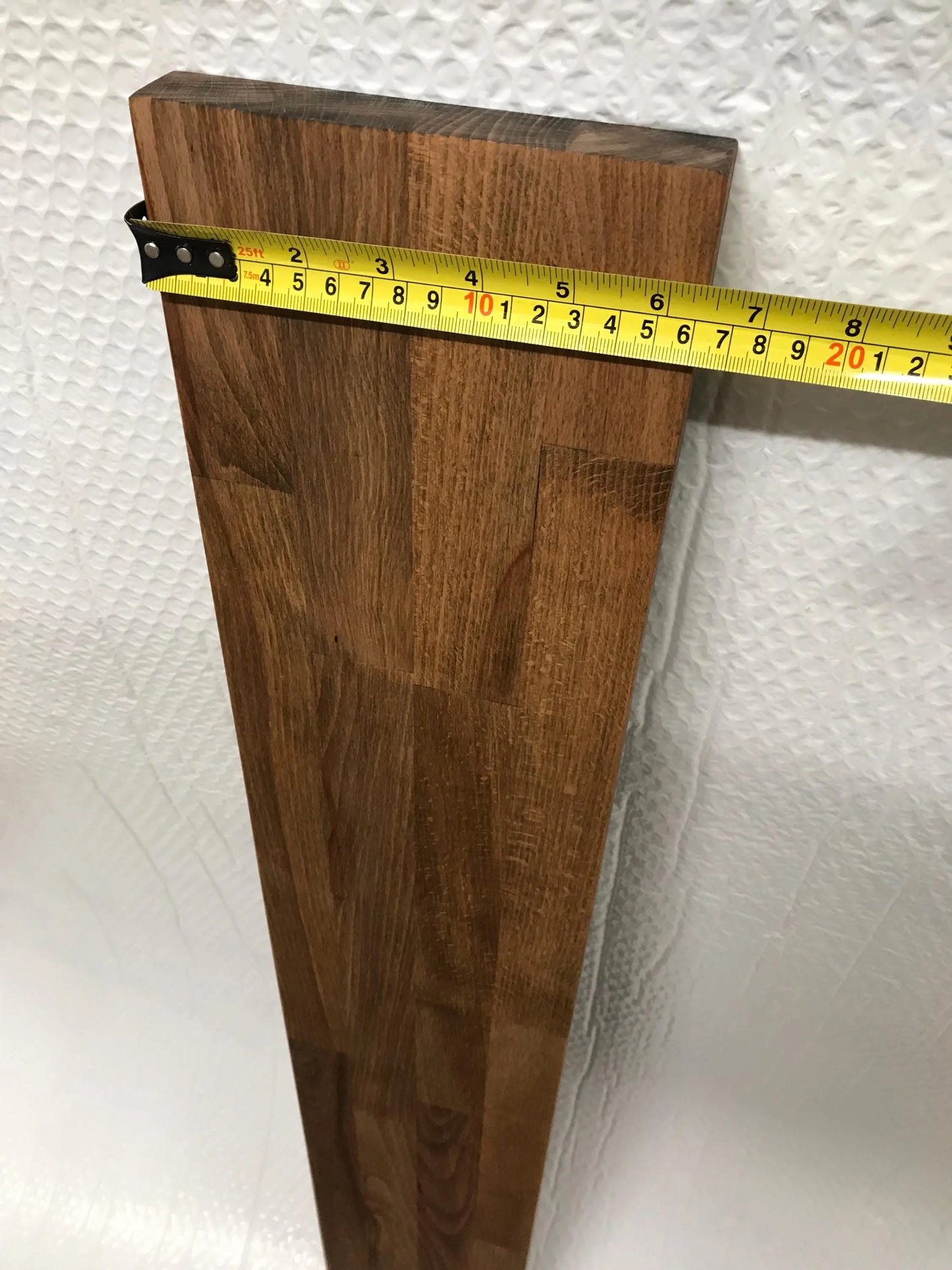 IKEA TRONES 2-Unit Wide Top Cover — Beech 18mm — Walnut Colour Oiled