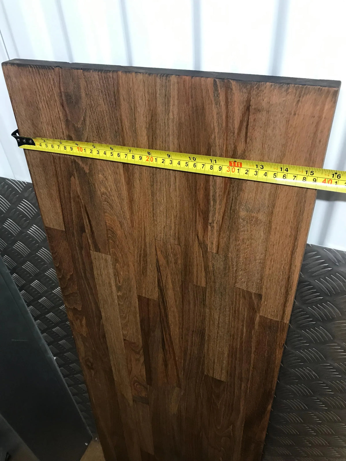 IKEA KALLAX 2-Cube Long Top Cover — Beech 18mm — Walnut Colour Oiled