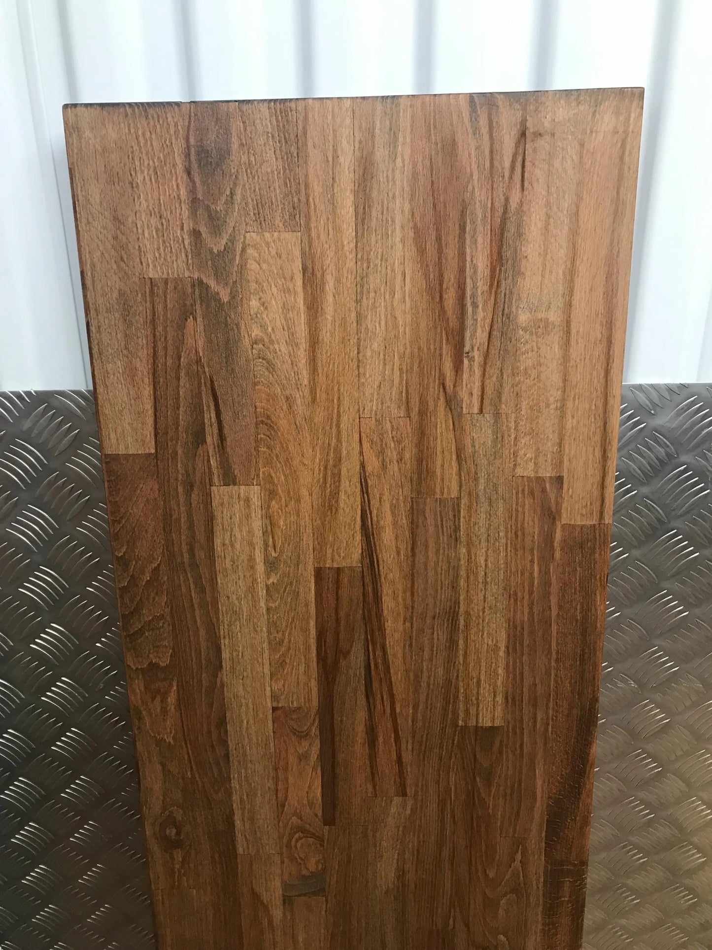 IKEA KALLAX 2-Cube Long Top Cover — Beech 18mm — Walnut Colour Oiled