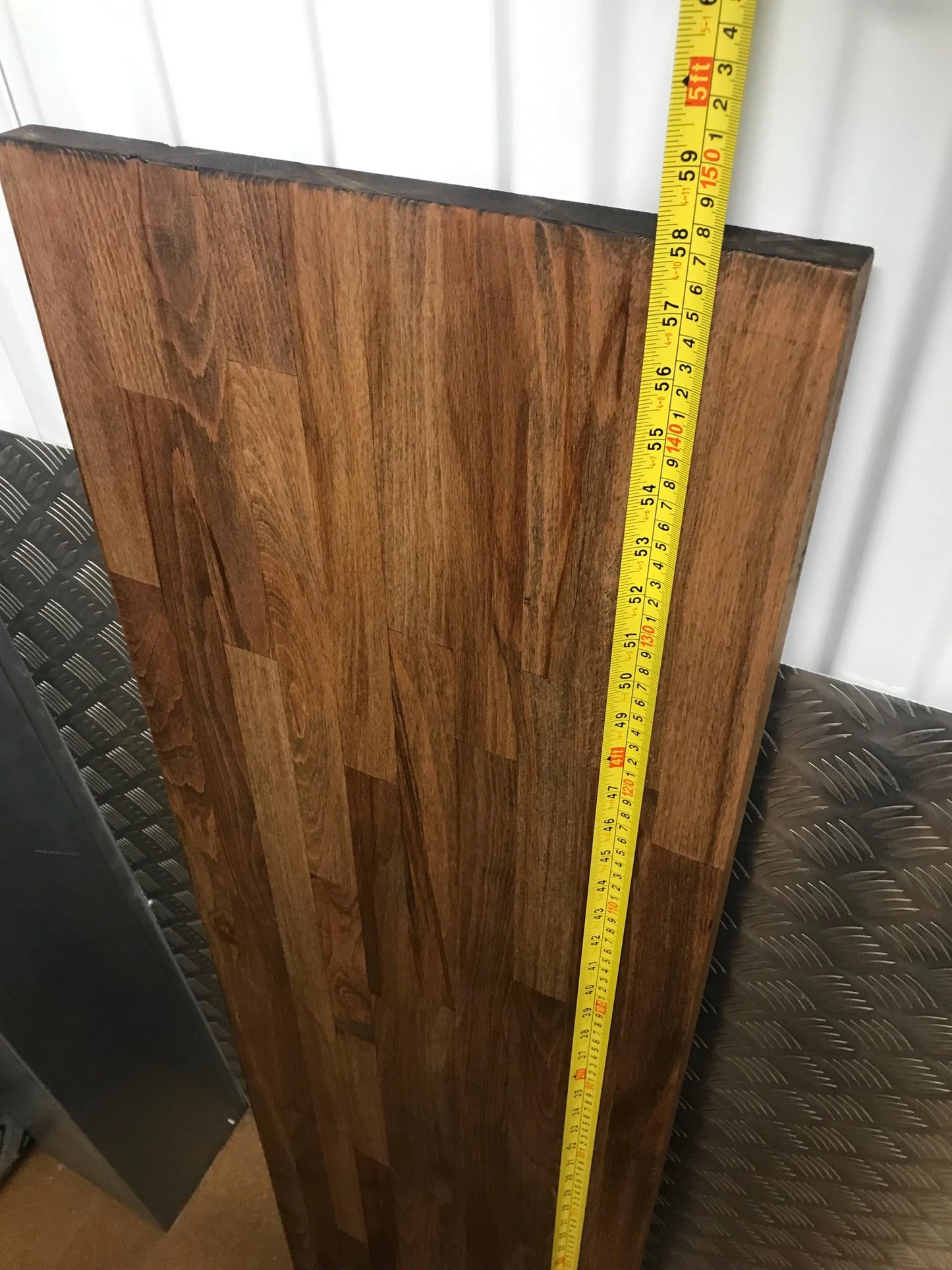 IKEA KALLAX 4-Cube Long Top Cover — Beech 18mm — Walnut Colour Oiled