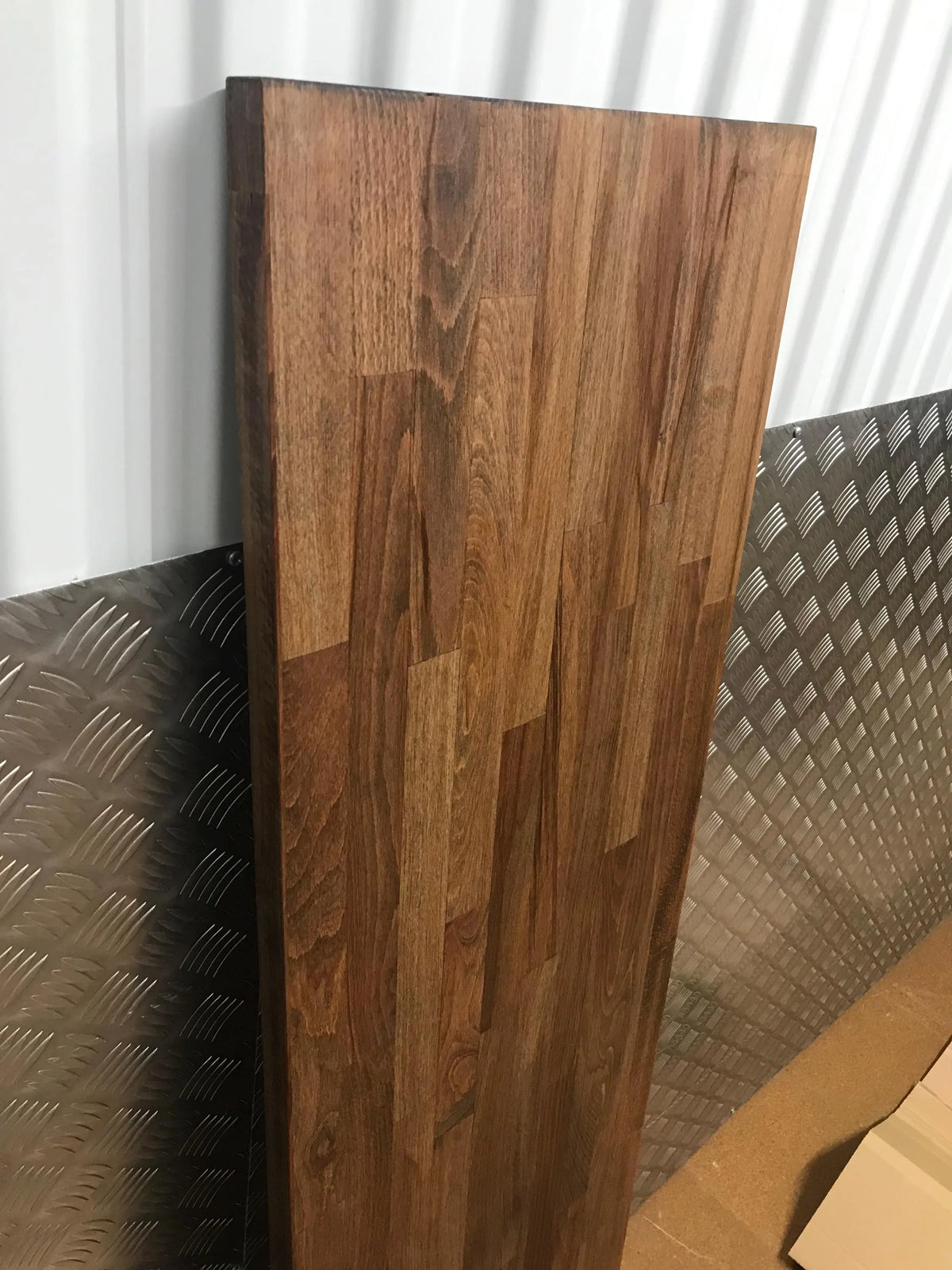 IKEA KALLAX 2-Cube Long Top Cover — Beech 18mm — Walnut Colour Oiled