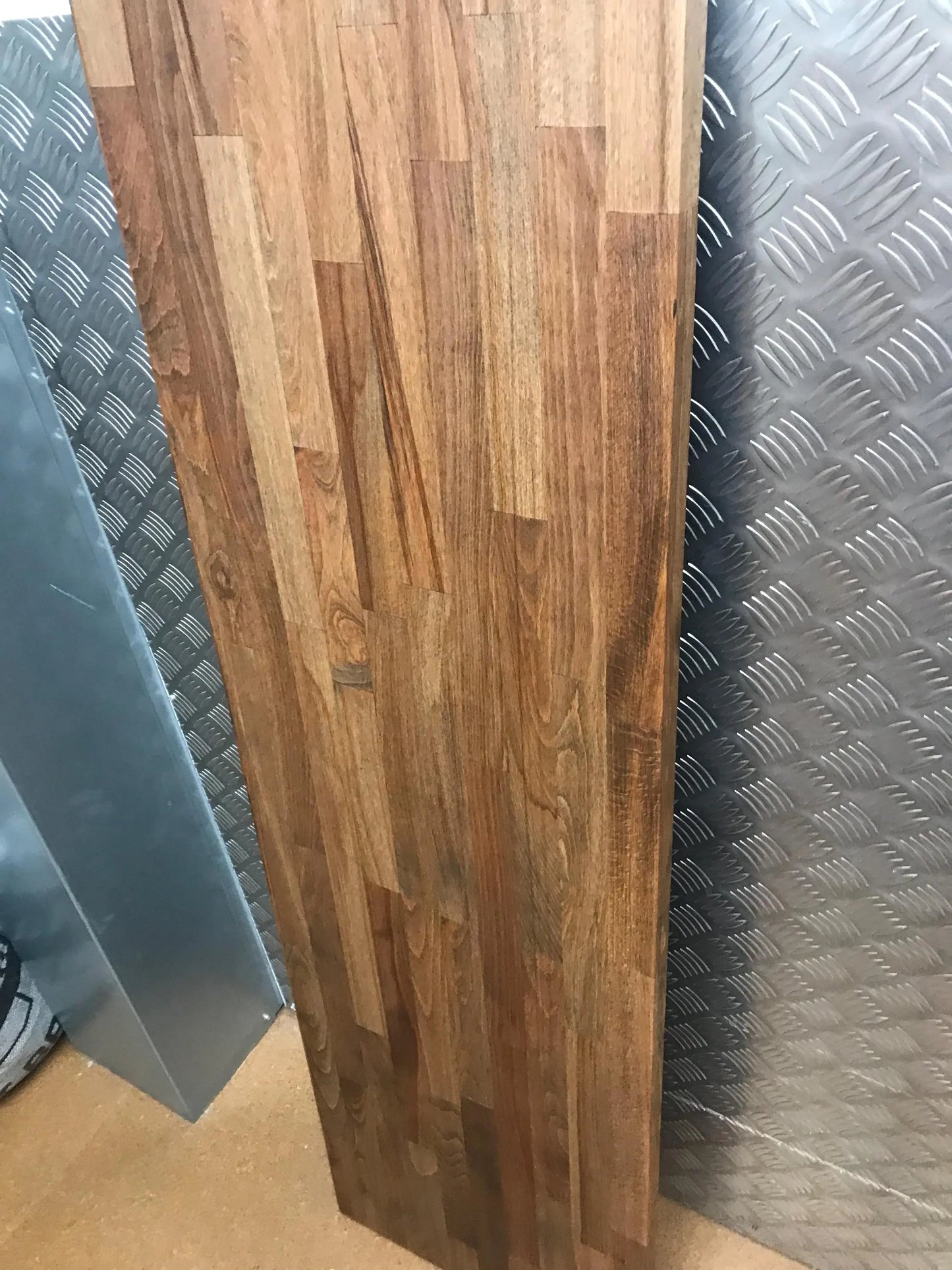 IKEA KALLAX 2-Cube Long Top Cover — Beech 18mm — Walnut Colour Oiled