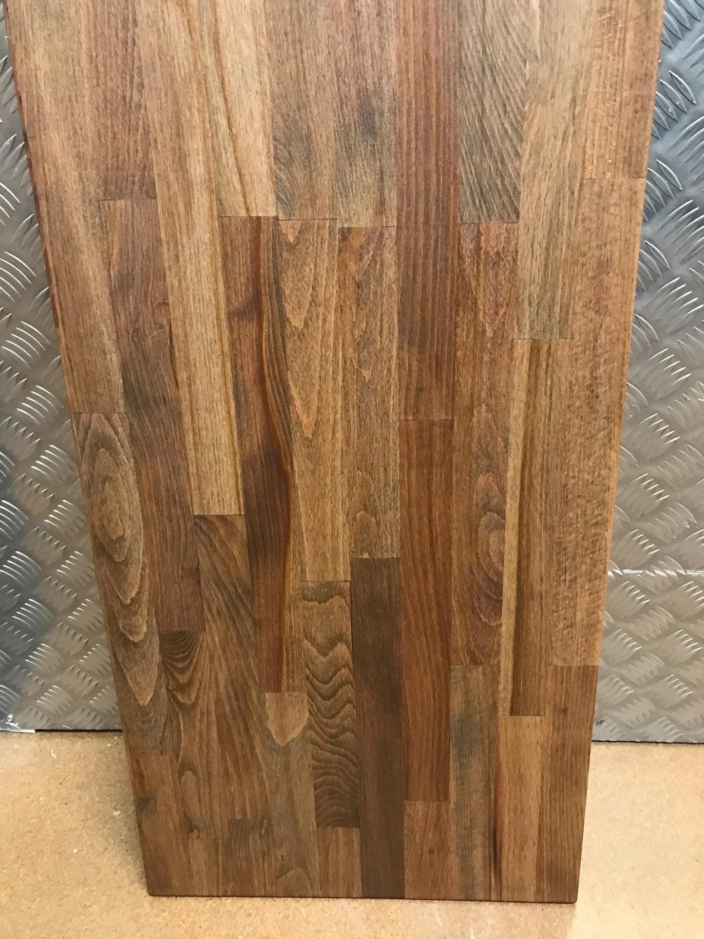 IKEA KALLAX 2-Cube Long Top Cover — Beech 18mm — Walnut Colour Oiled