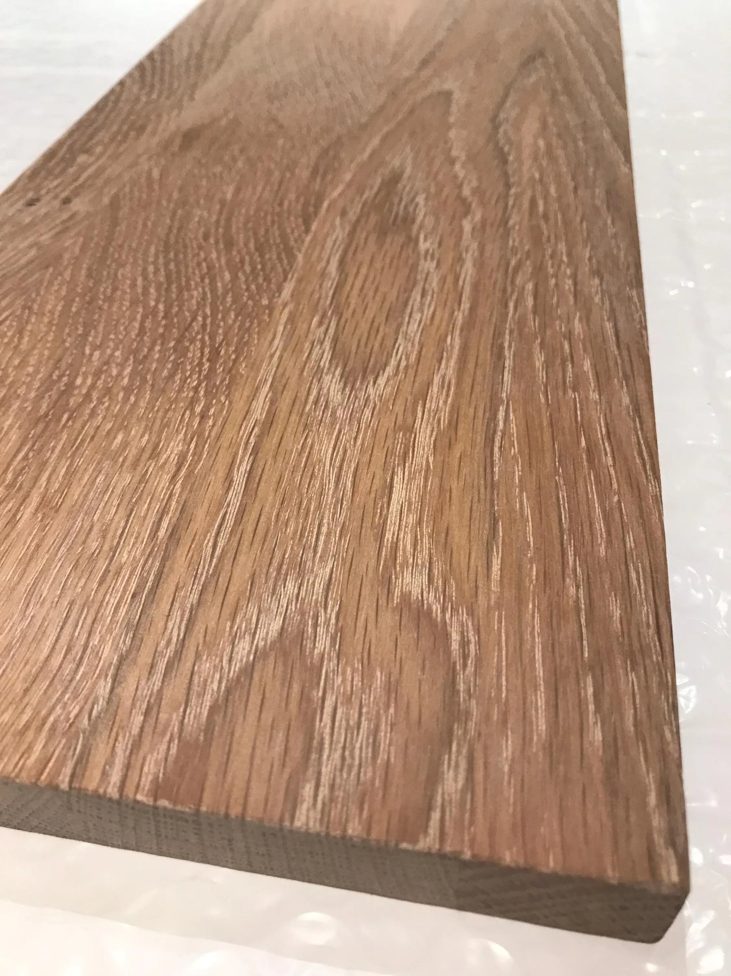 IKEA TRONES 2-Unit Wide Top Cover — Oak 22mm — White Oiled