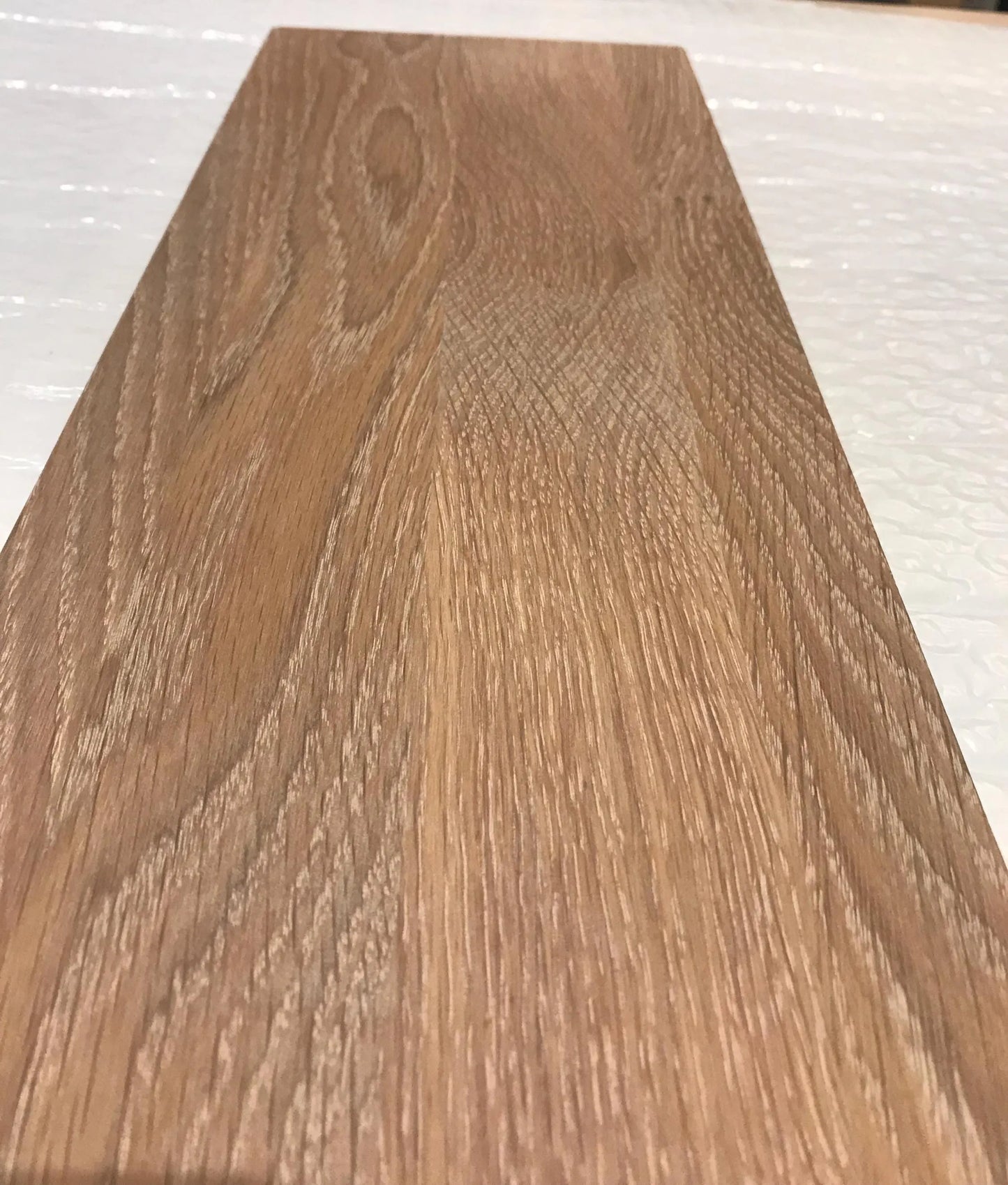 IKEA TRONES 2-Unit Wide Top Cover — Oak 22mm — White Oiled