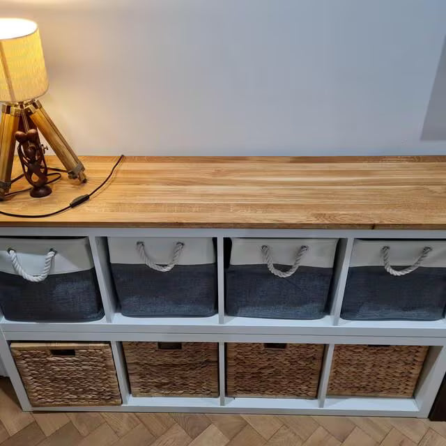 IKEA KALLAX 4-Cube Long Top Cover — Oak 18mm — Oiled