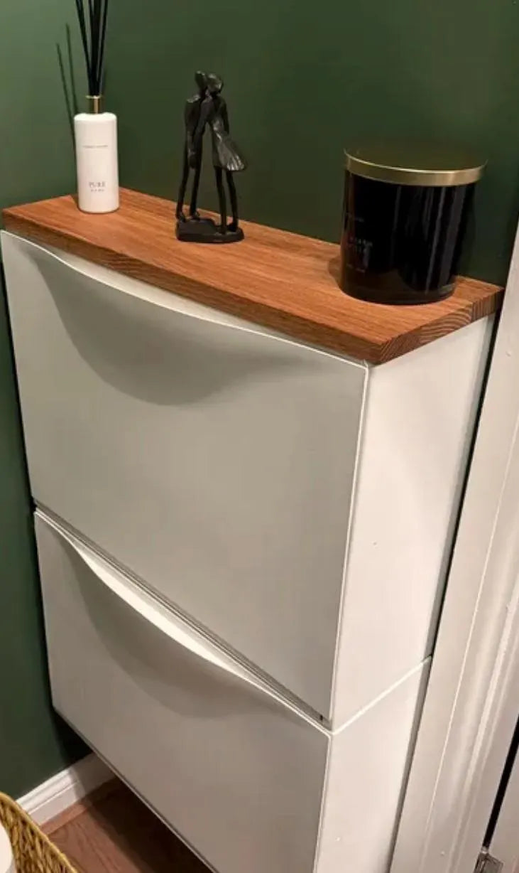 IKEA TRONES 1-Unit Wide Top Cover — Oak 18mm — Oiled