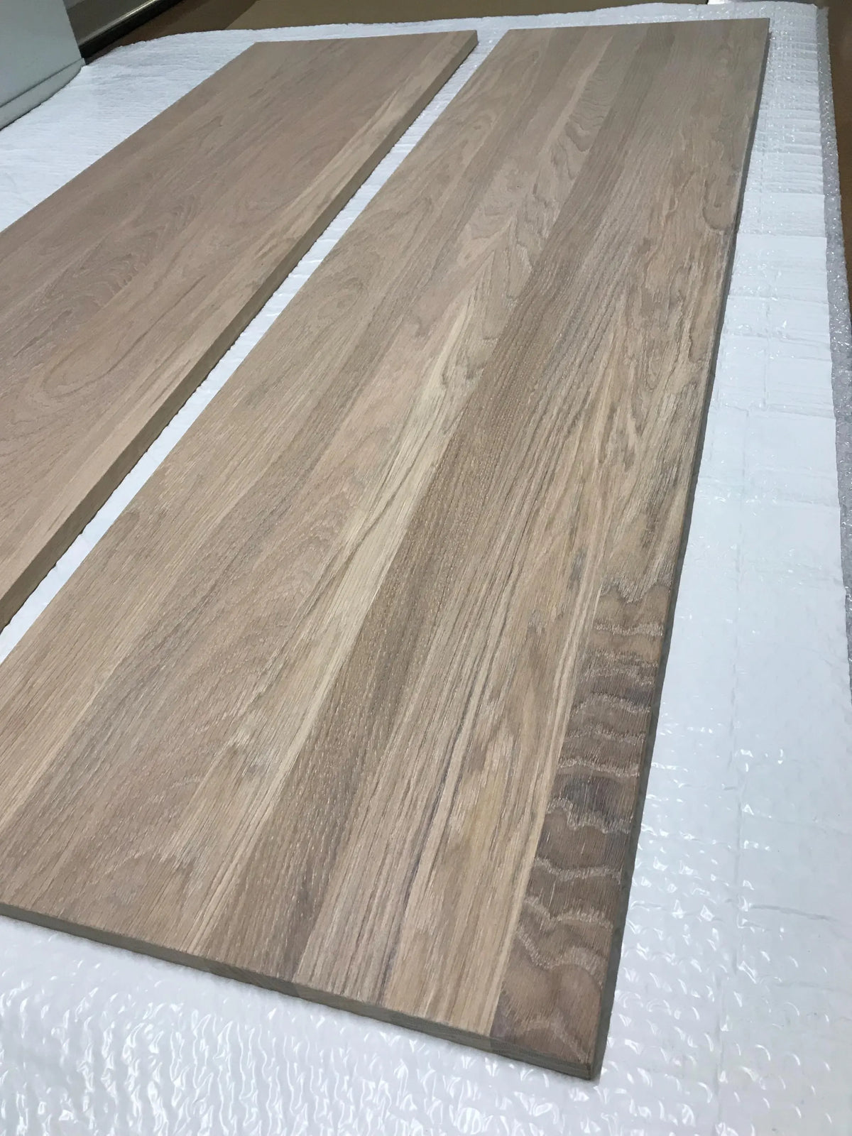 IKEA KALLAX 2-Cube Long Top Cover — Oak 18mm — White Oiled