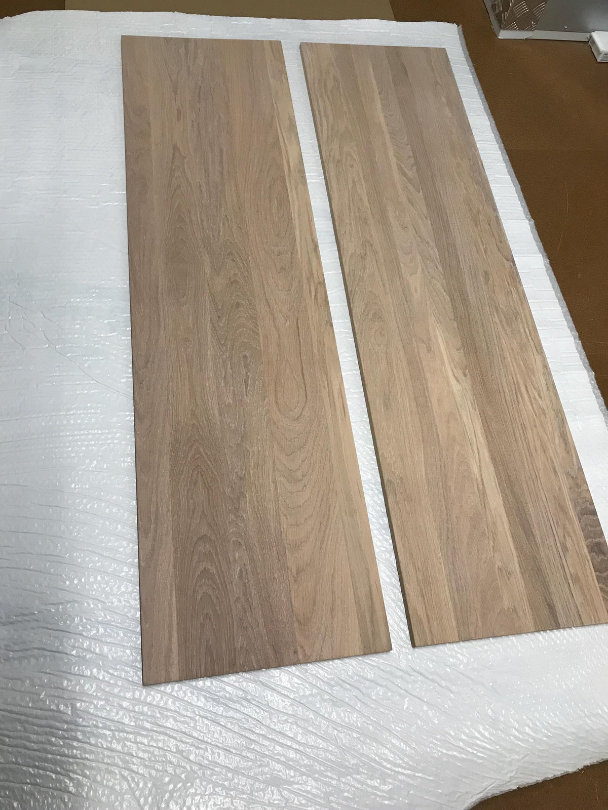 IKEA KALLAX 2-Cube Long Top Cover — Oak 18mm — White Oiled