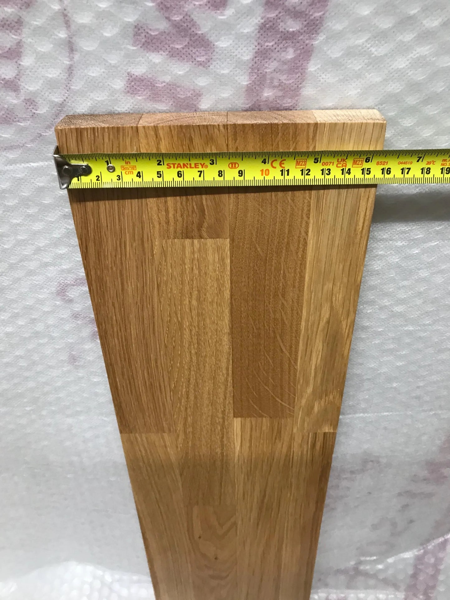 IKEA TRONES 1-Unit Wide Top Cover — Oak 22mm — Oiled