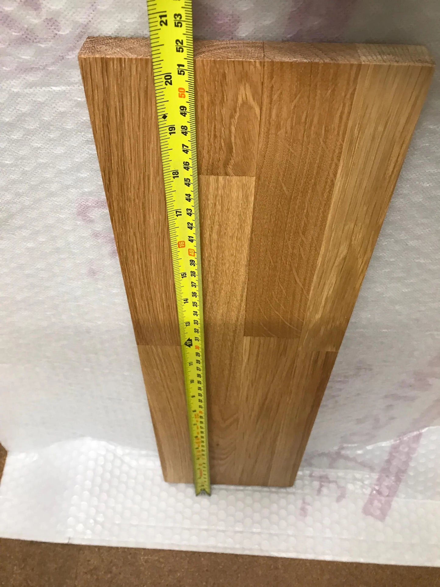 IKEA TRONES 1-Unit Wide Top Cover — Oak 22mm — Oiled