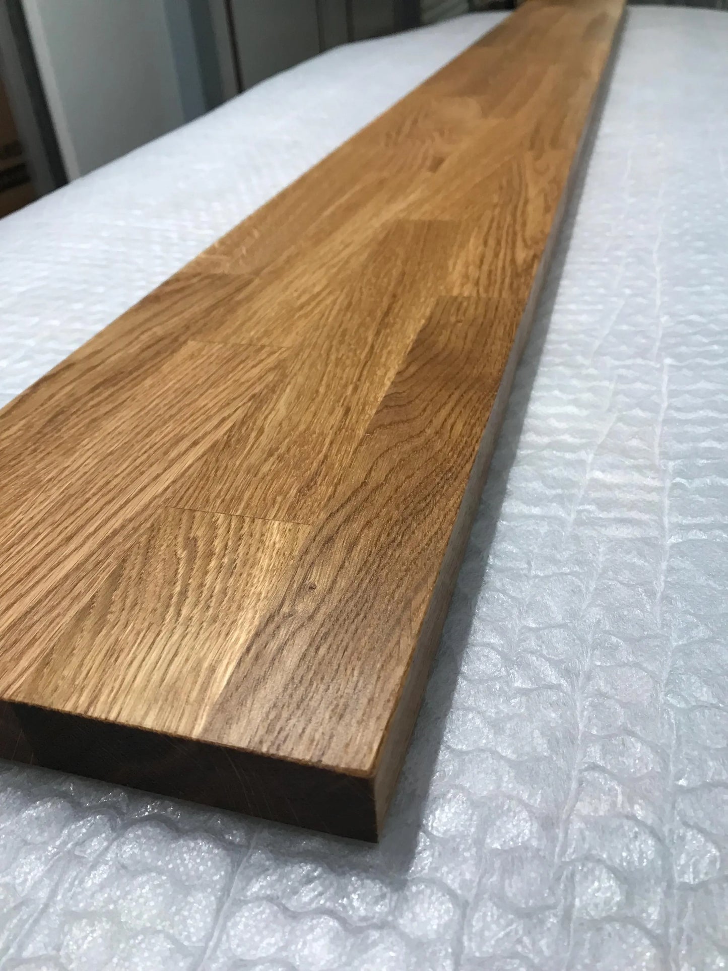 IKEA TRONES 3-Unit Wide Top Cover — Oak 22mm — Oiled