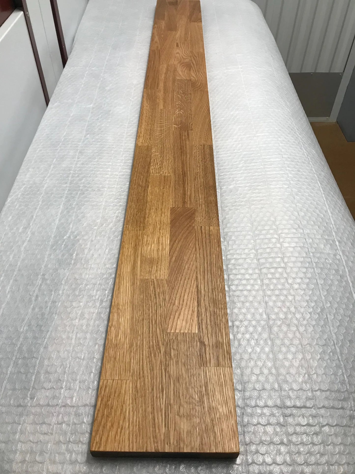 IKEA TRONES 2-Unit Wide Top Cover — Oak 22mm — Oiled