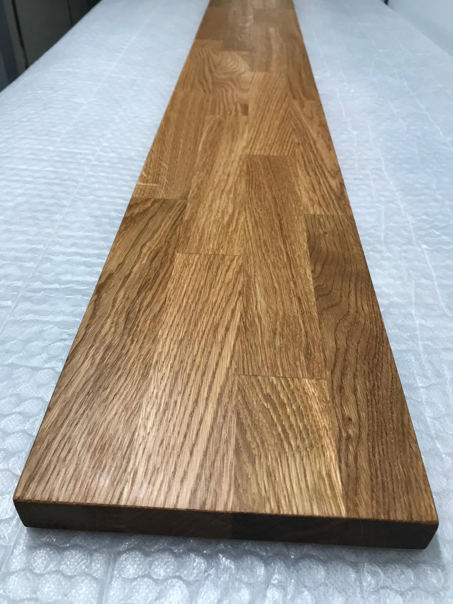 IKEA TRONES 2-Unit Wide Top Cover — Oak 22mm — Oiled