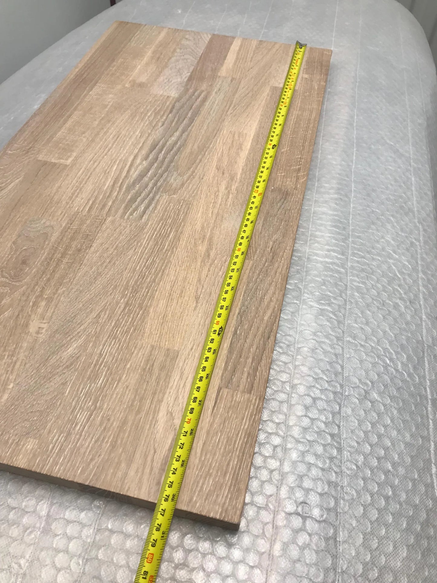 IKEA KALLAX 2-Cube Long Top Cover — Oak 22mm — White Oiled