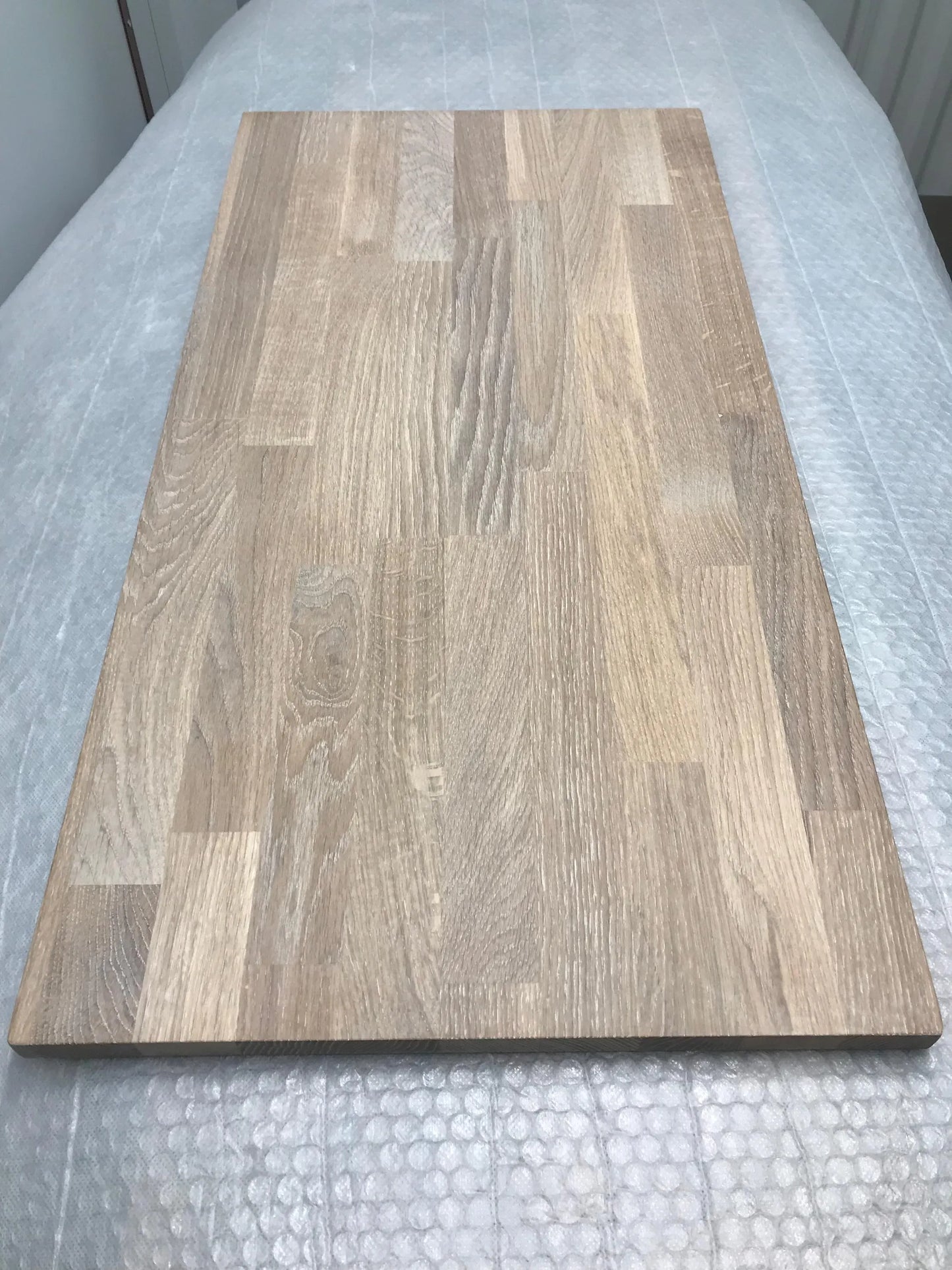 IKEA KALLAX 2-Cube Long Top Cover — Oak 22mm — White Oiled