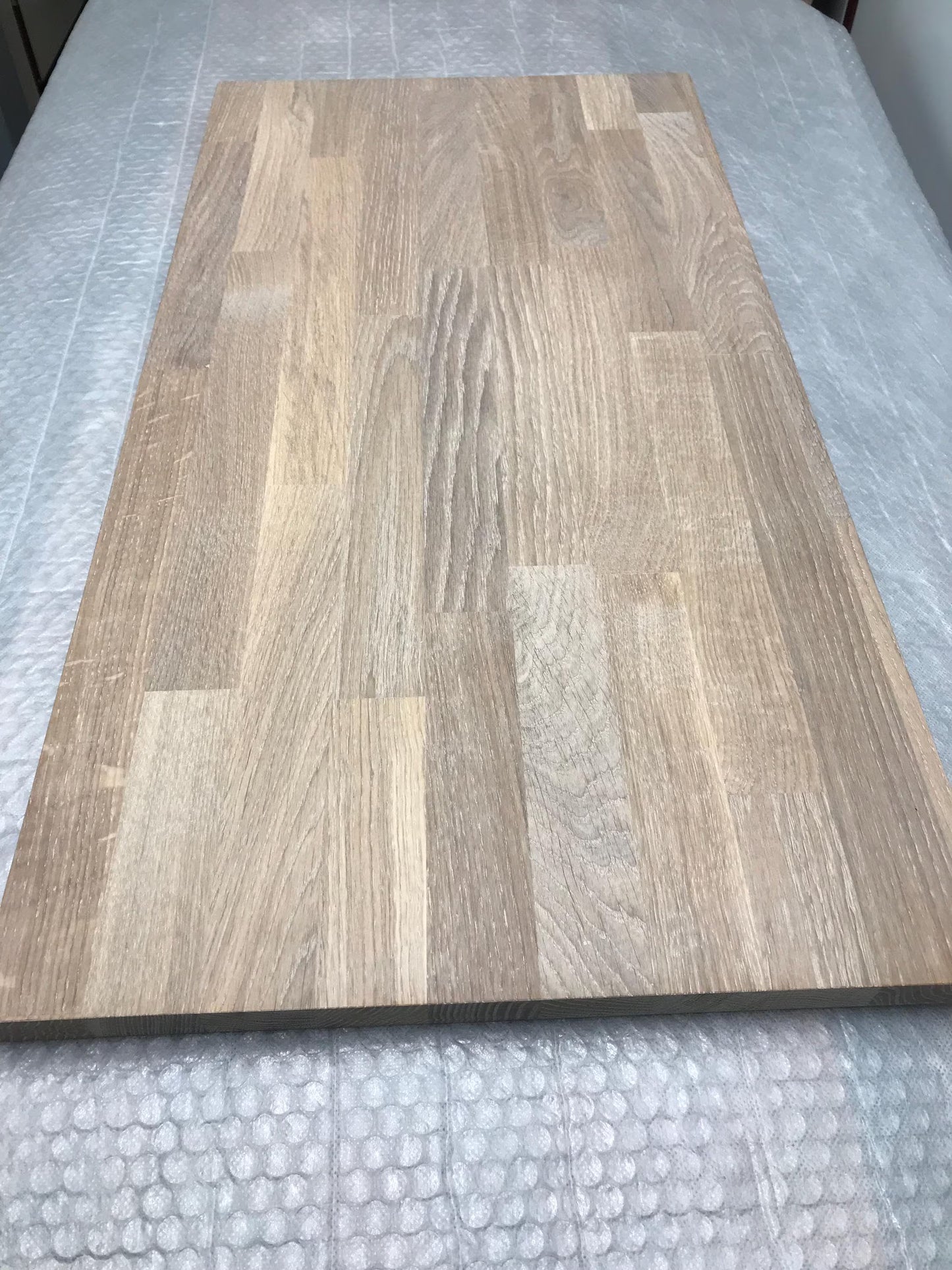 IKEA KALLAX 2-Cube Long Top Cover — Oak 22mm — White Oiled